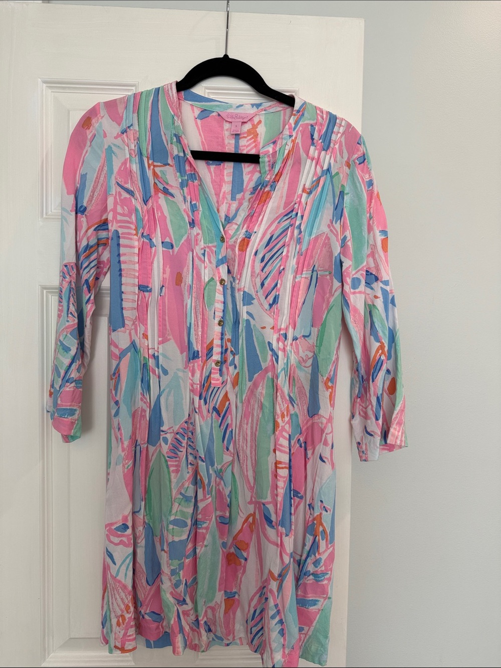 Lilly Pulitzer Pink Multicolor Printed Tunic Dress